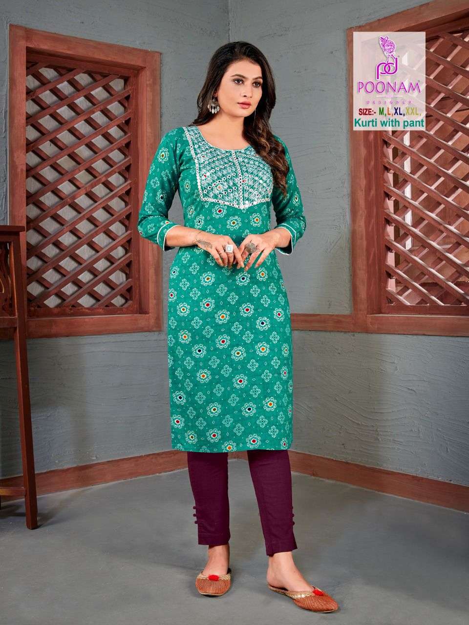 Beautiful designer kurti pant