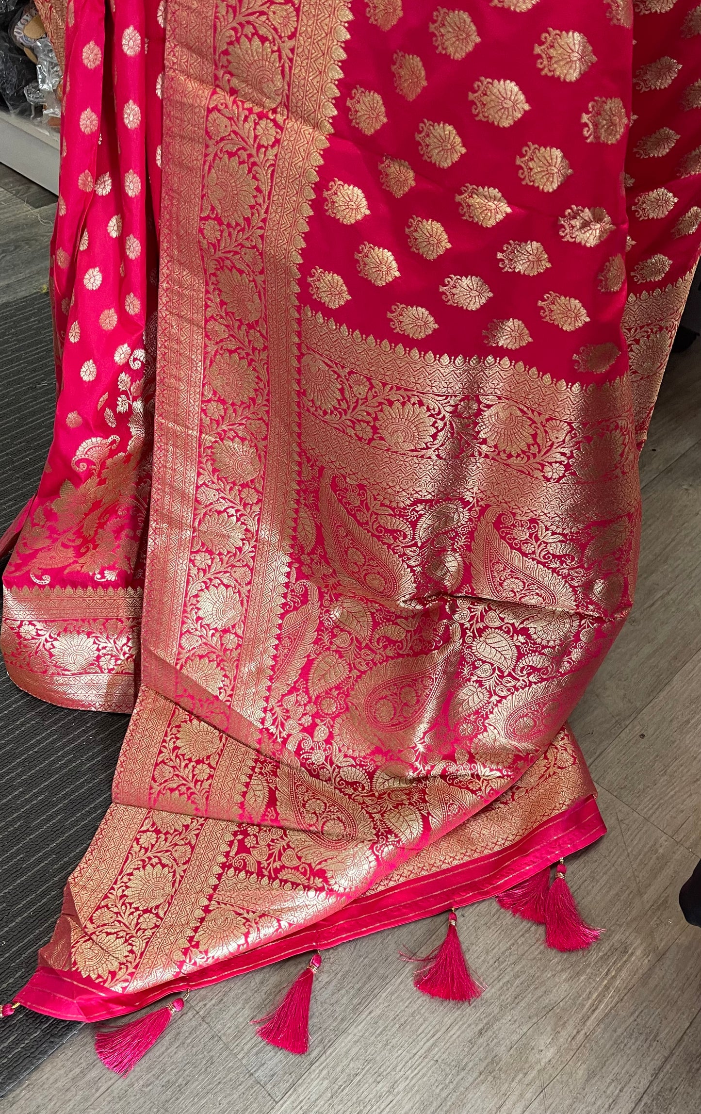 Beautiful designer silk saree