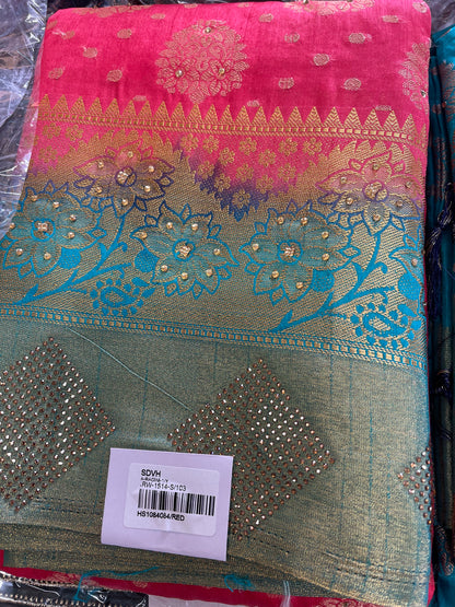 Beautiful designer silk saree