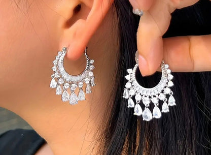 Beautiful designer American diamond earrings