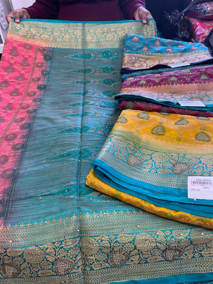 Beautiful designer silk saree