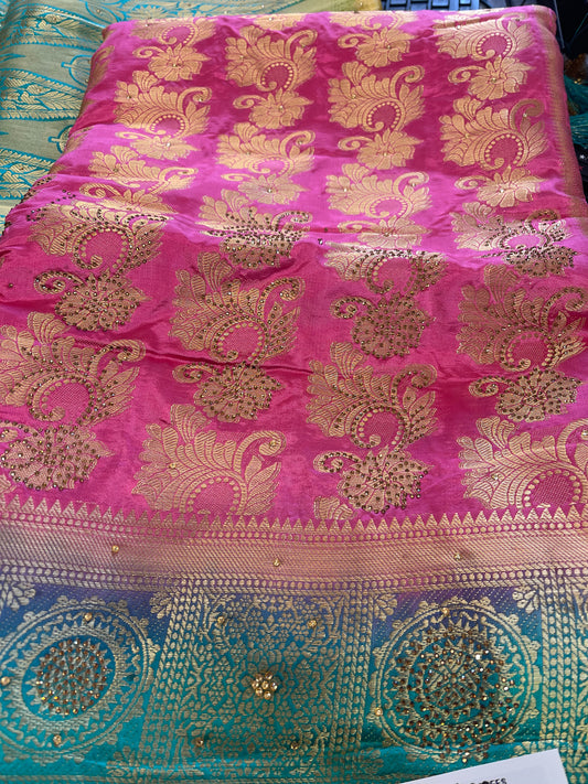 Beautiful designer silk saree