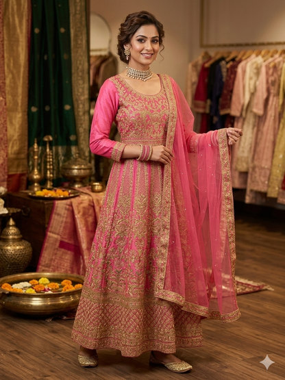 Beautiful designer anarkali suit