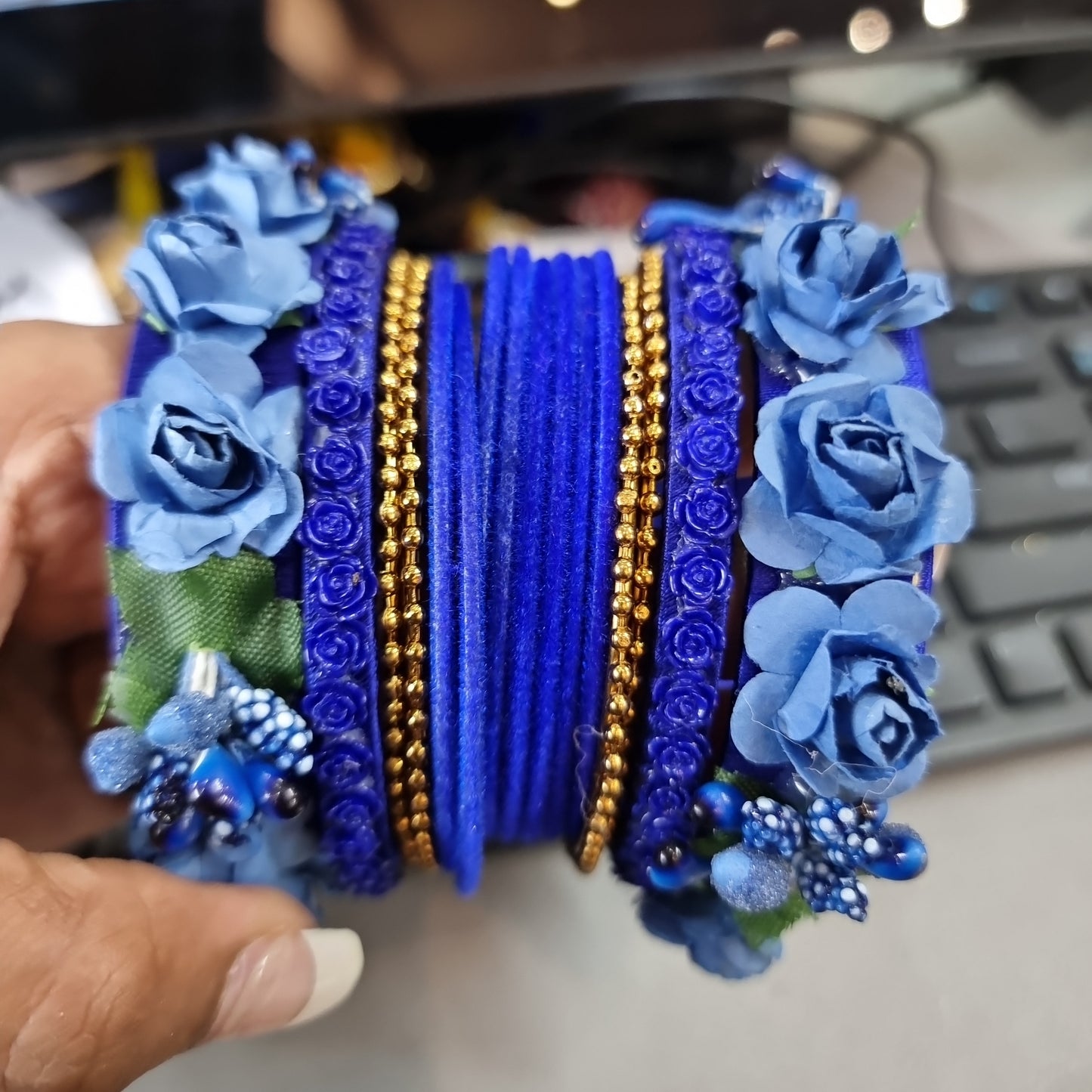 Beautiful designer floral bangles