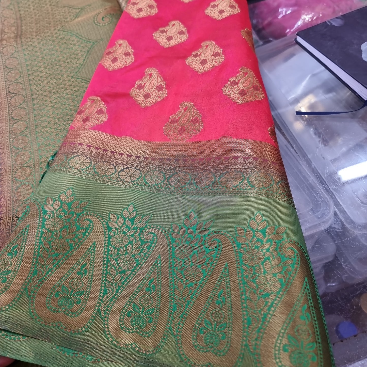 Beautiful designer silk saree