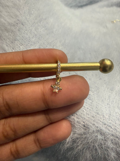 Beautiful designer stone nose ring