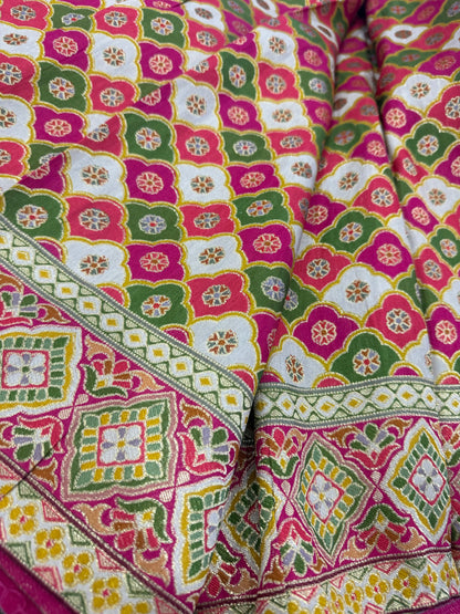 Beautiful designer pure silk saree