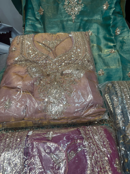 Beautiful designer plazo suit