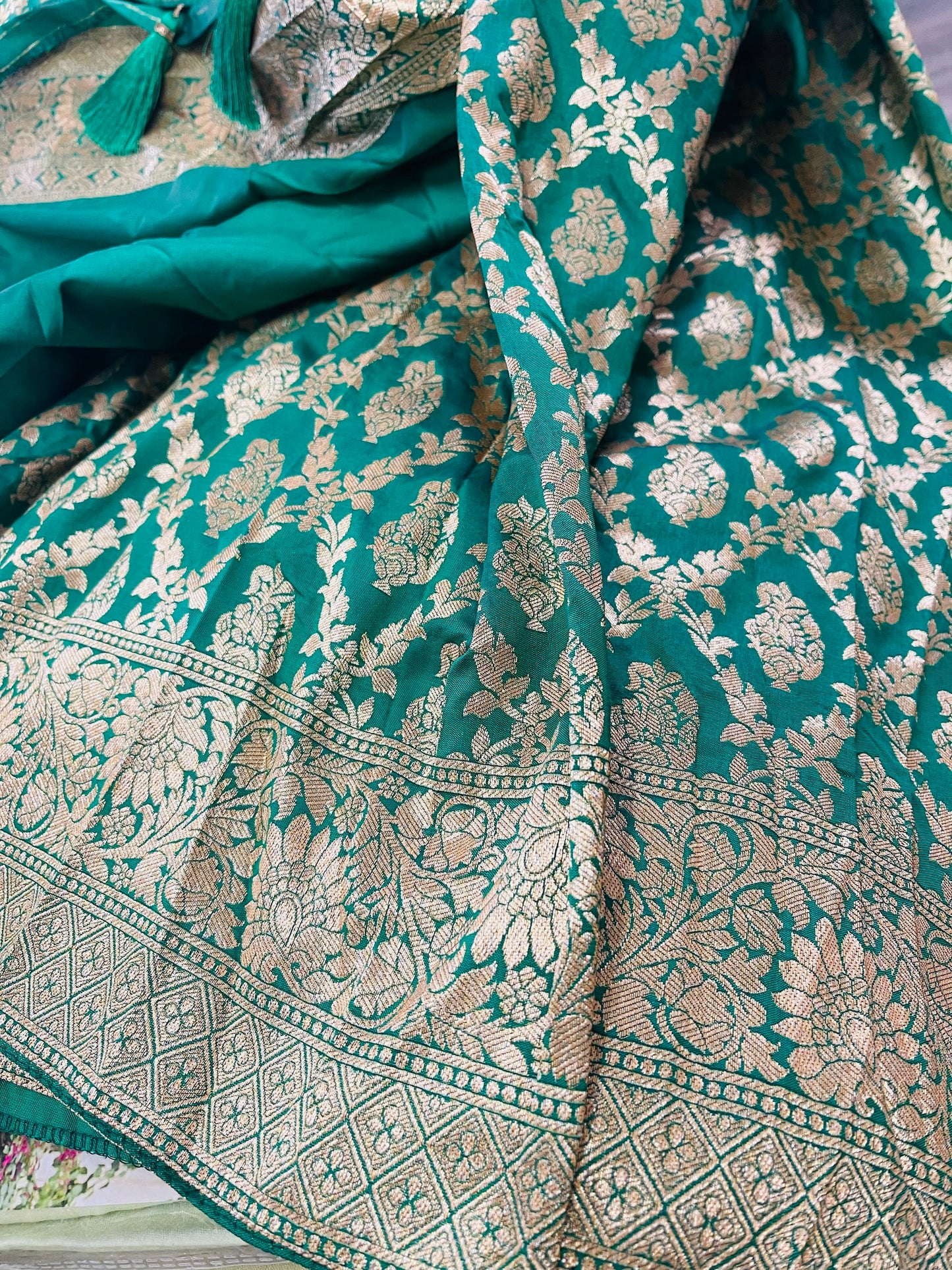 Beautiful designer silk saree