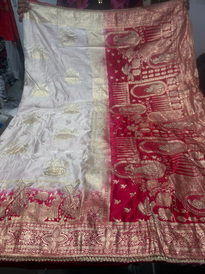 Beautiful designer pure silk saree