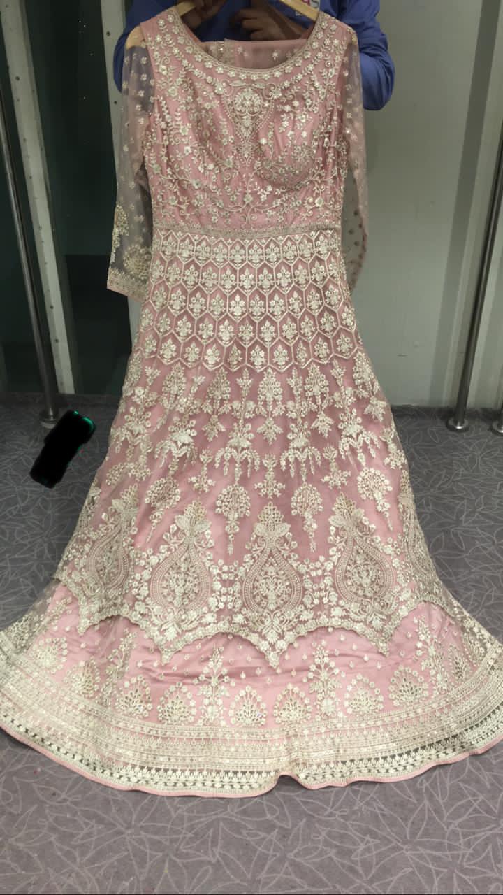 Beautiful designer gown style anarkali suit