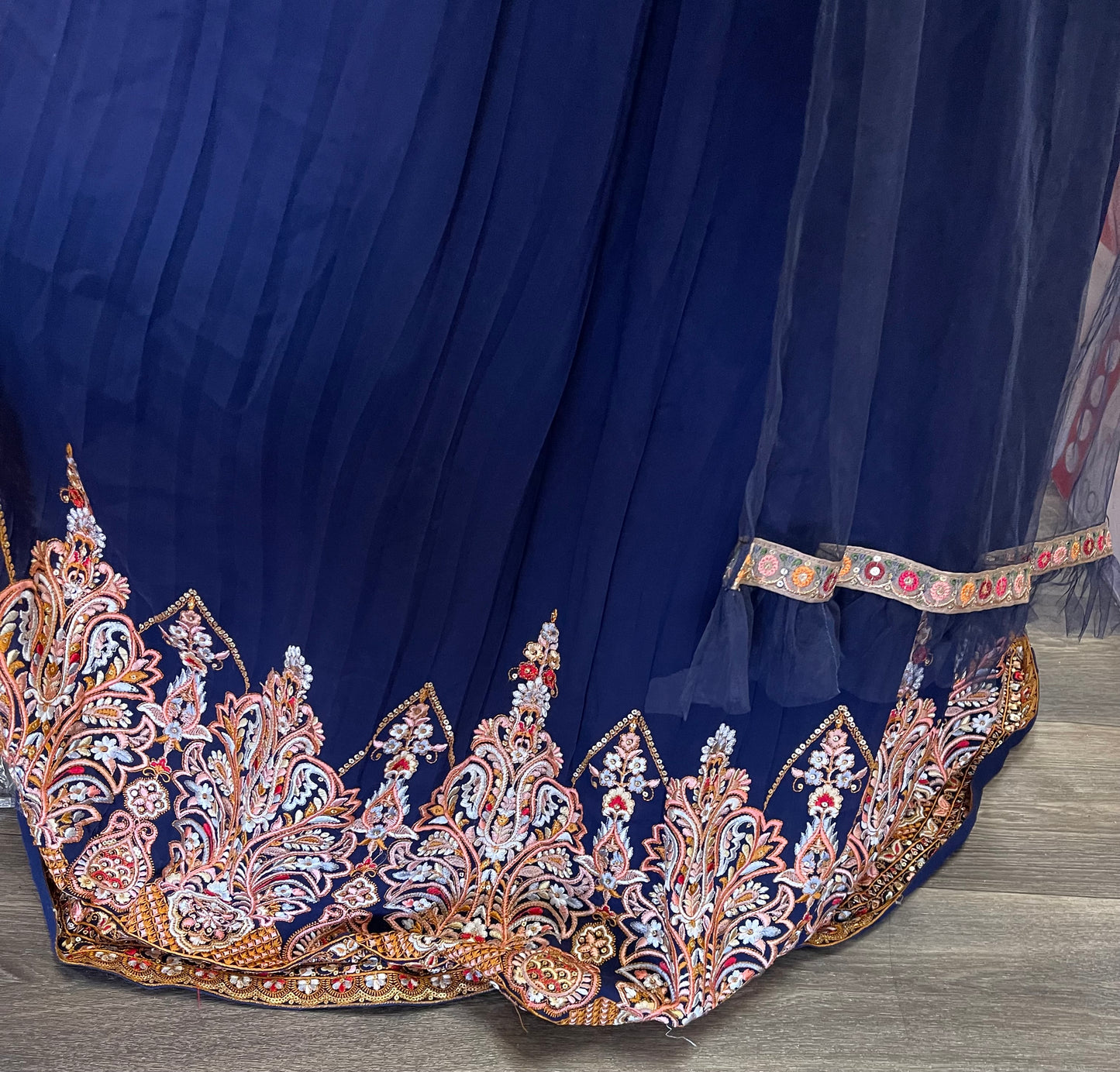 Beautiful designer gown style anarkali suit