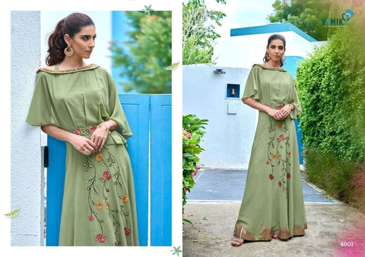 Beautiful designer long flare kurti