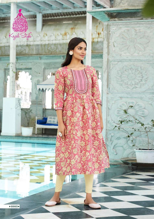 Beautiful designer nayra cut kurti