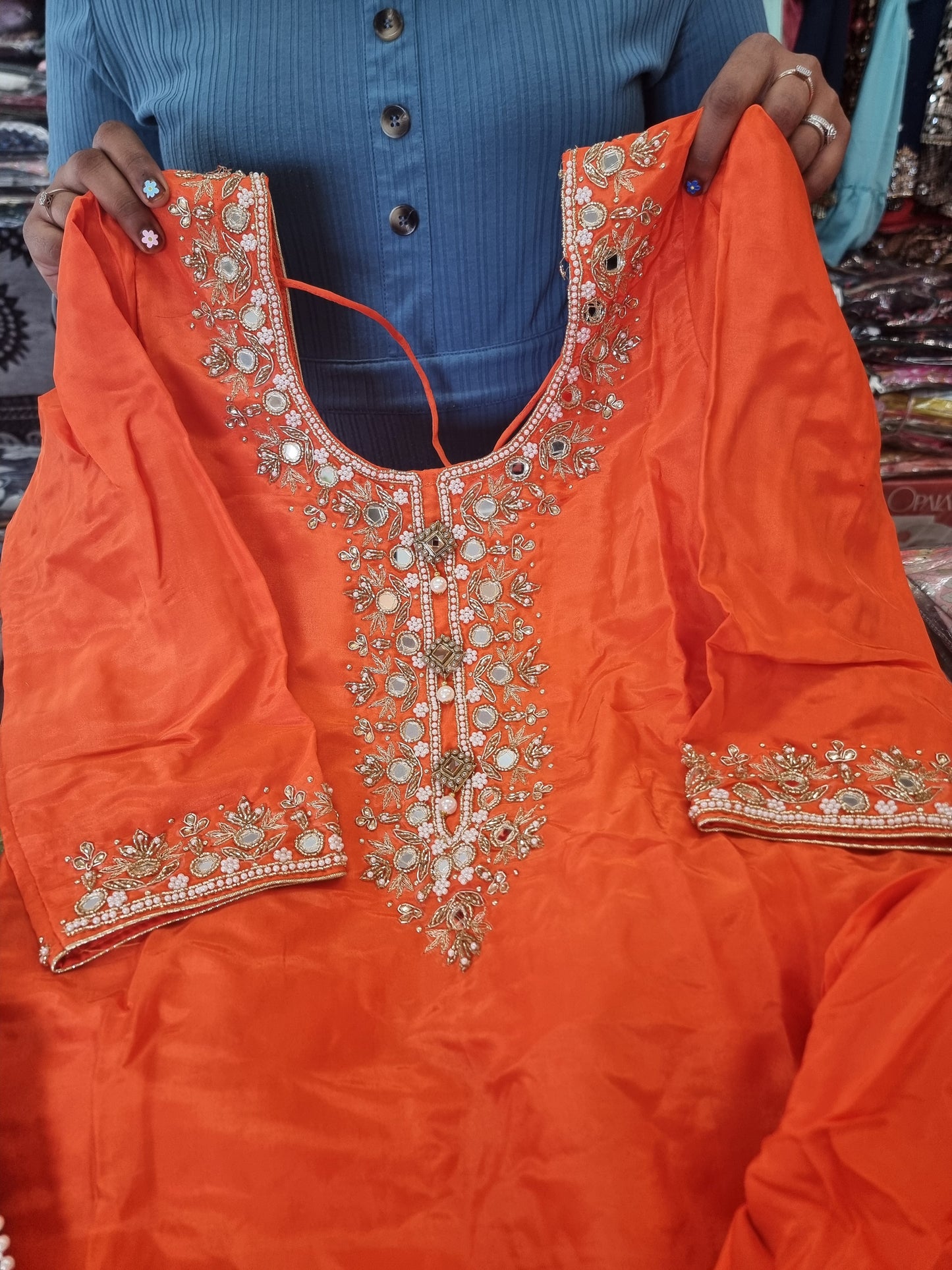 Beautiful designer punjabi patiala suit