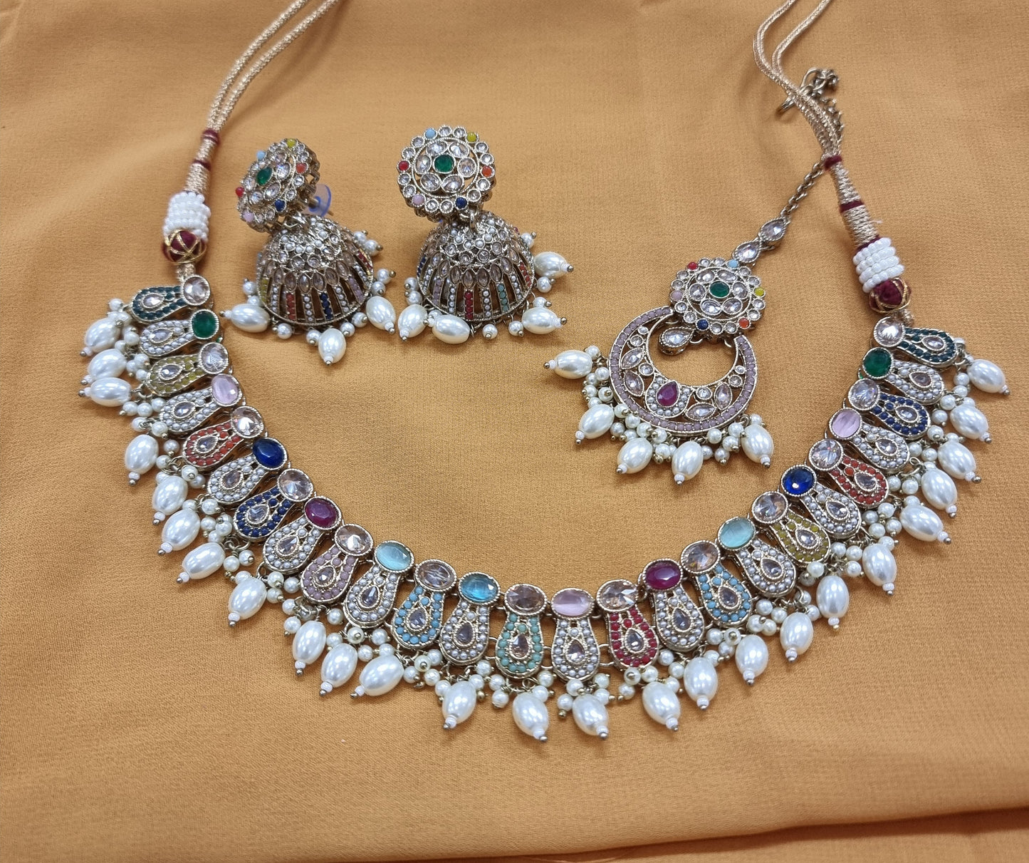 Beautiful designer necklace set