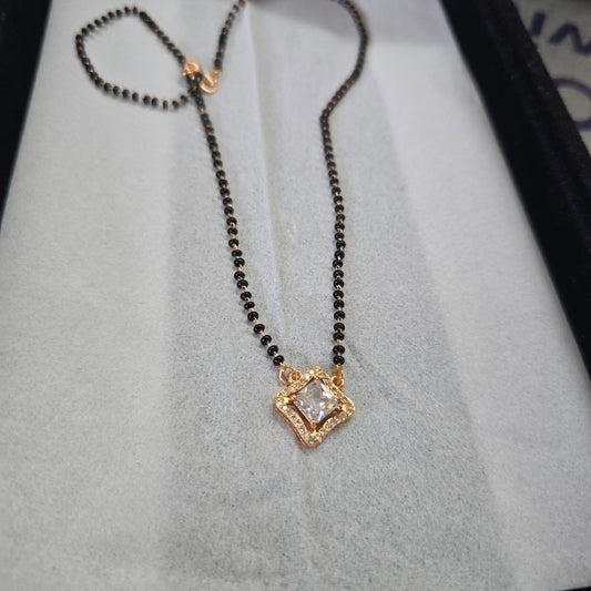 Beautiful designer American diamond mangalsutra