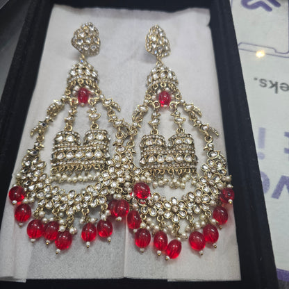 Beautiful designer oversize earrings