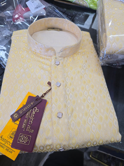 Beautiful designer  embroidery kurta pyjama