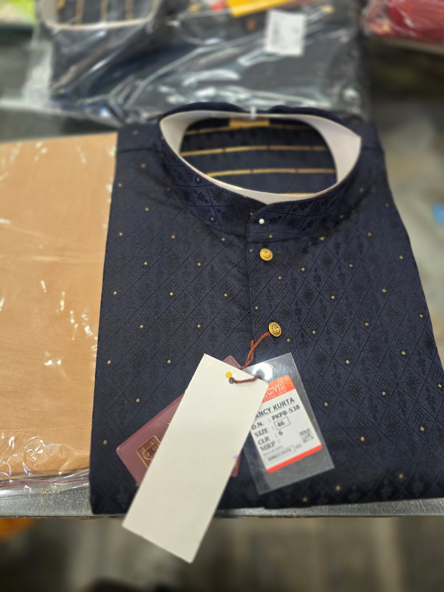 Beautiful designer lucknowi embroidery kurta pyjama