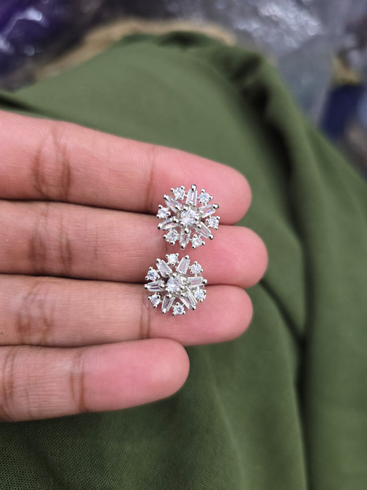 Beautiful designer American diamond studs