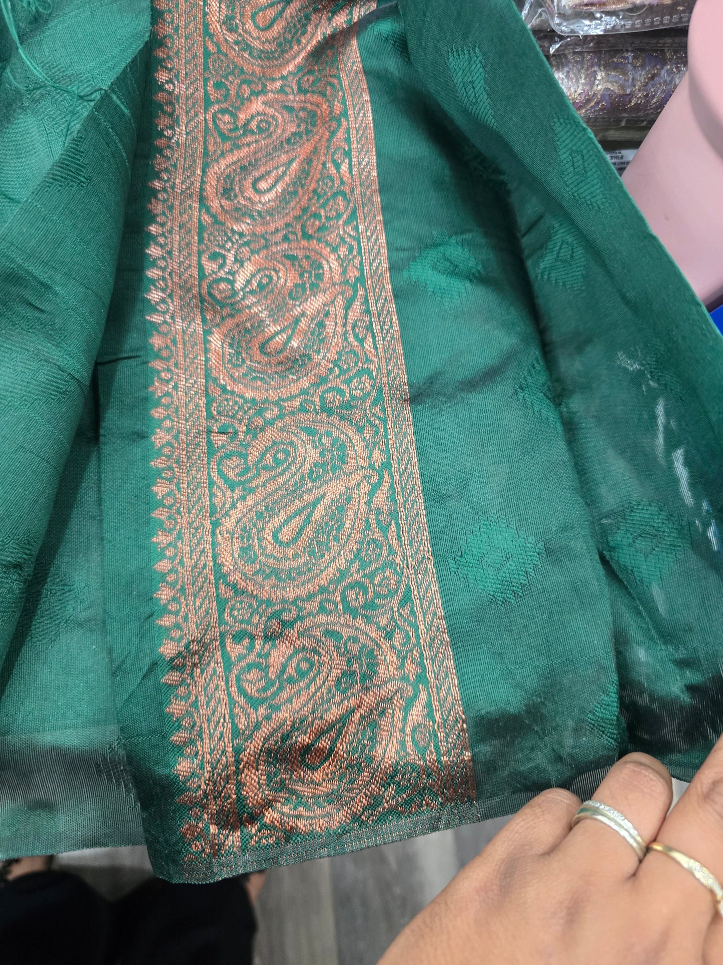 Beautiful designer silk saree