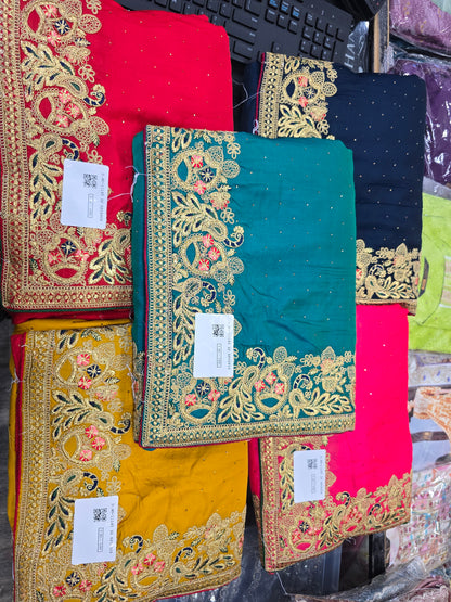 Beautiful designer silk saree