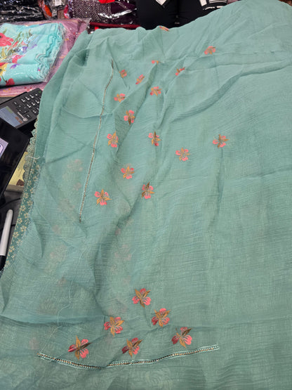 Beautiful designer gorgette saree
