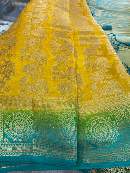 Beautiful designer silk saree