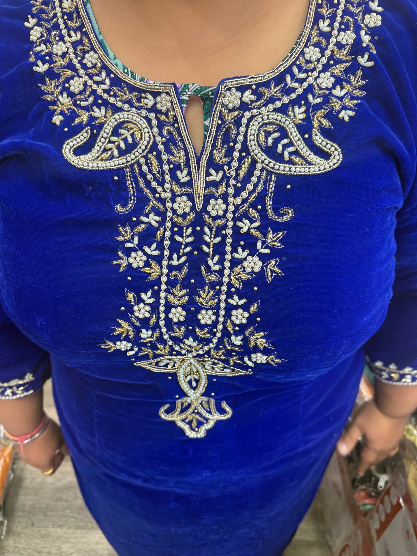 Beautiful designer plazo suit