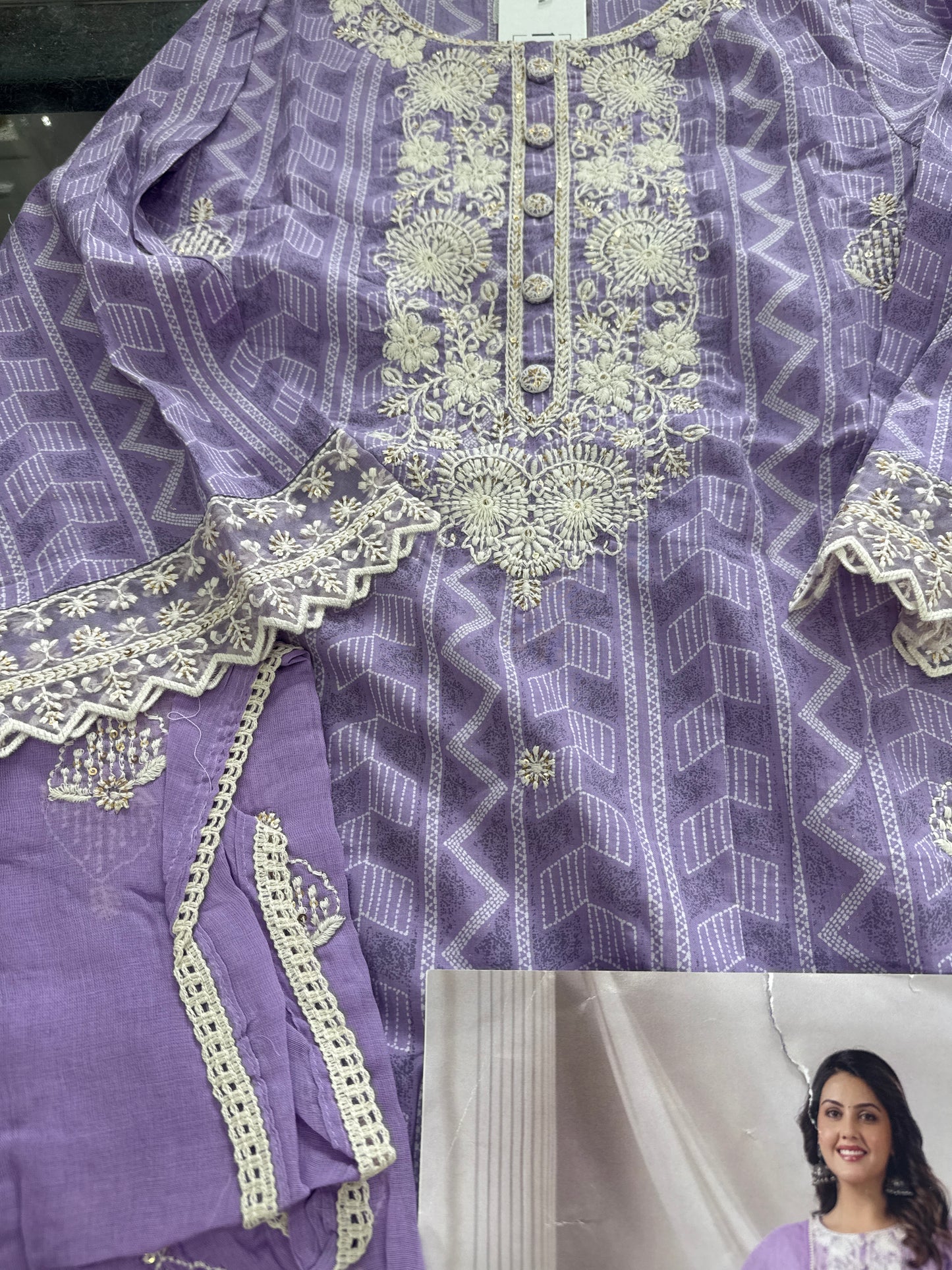 Beautiful designer straight pants suit