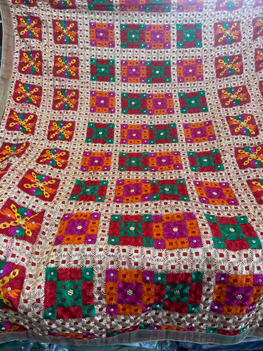 Beautiful designer phulkari dupptta