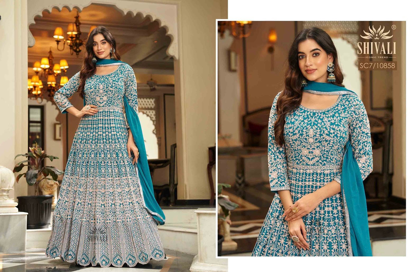 Beautiful designer anarkali suit
