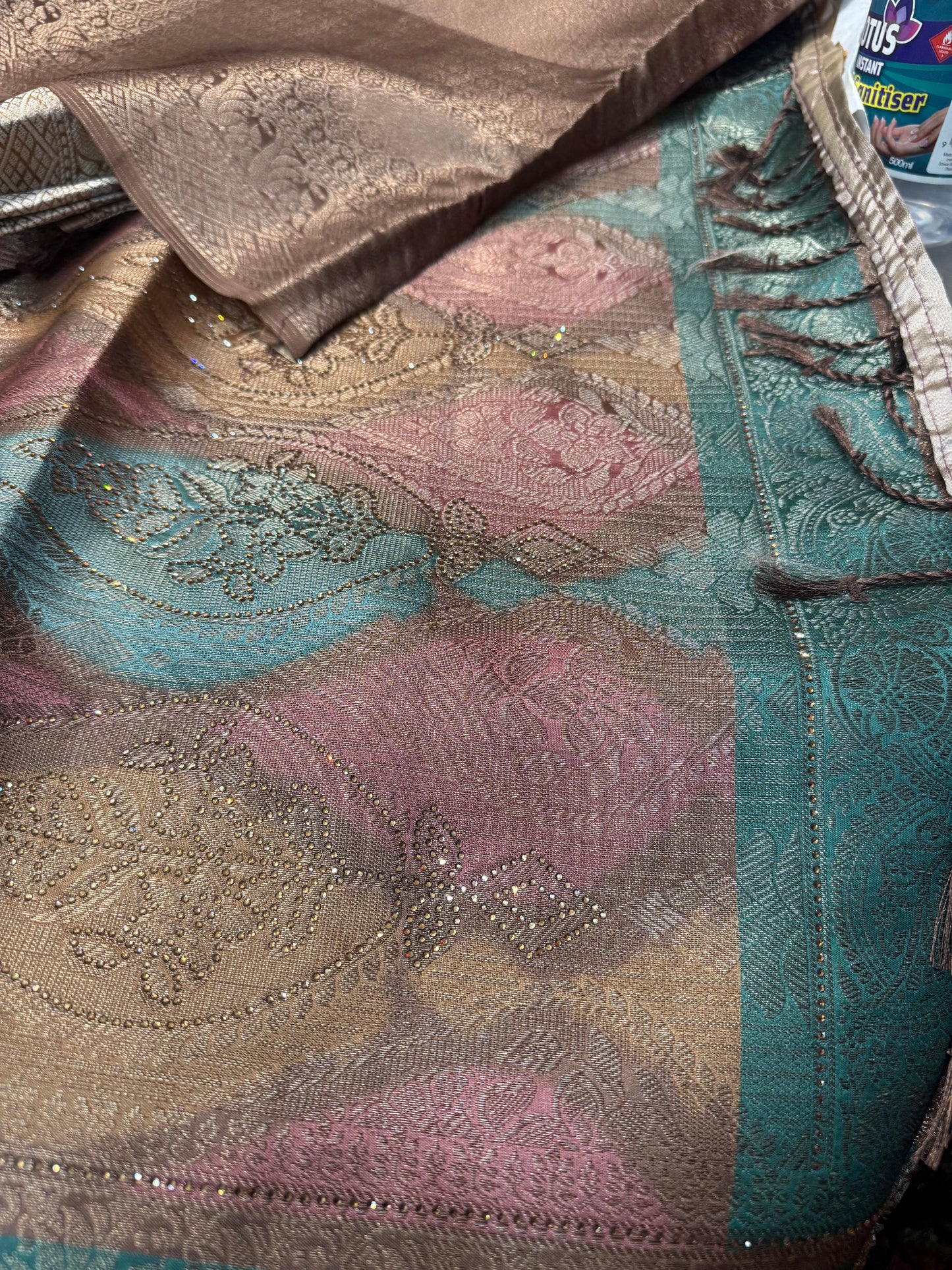 Beautiful designer pure silk saree