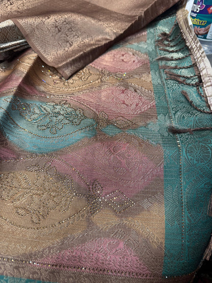 Beautiful designer pure silk saree