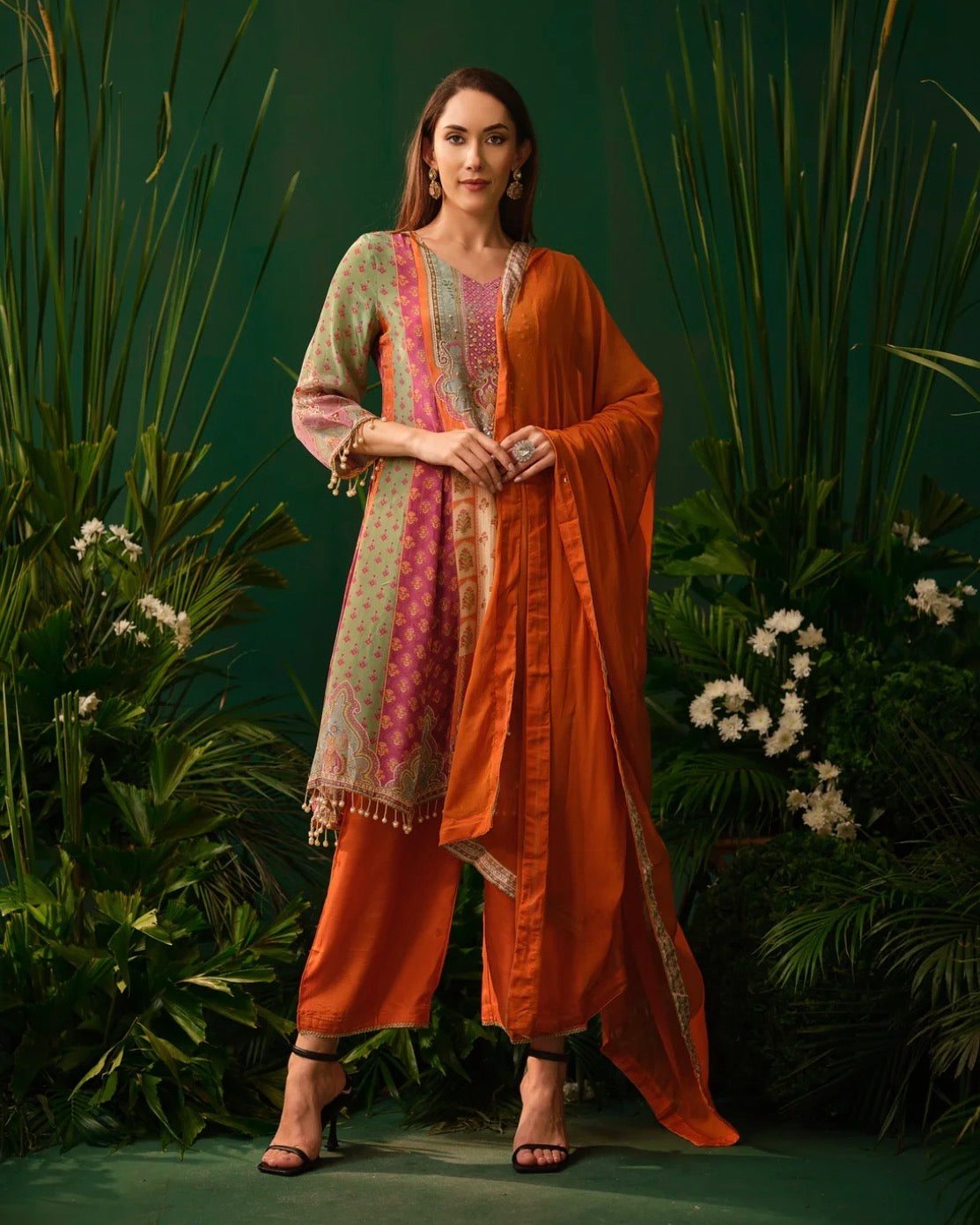 Beautiful designer anarkali suit