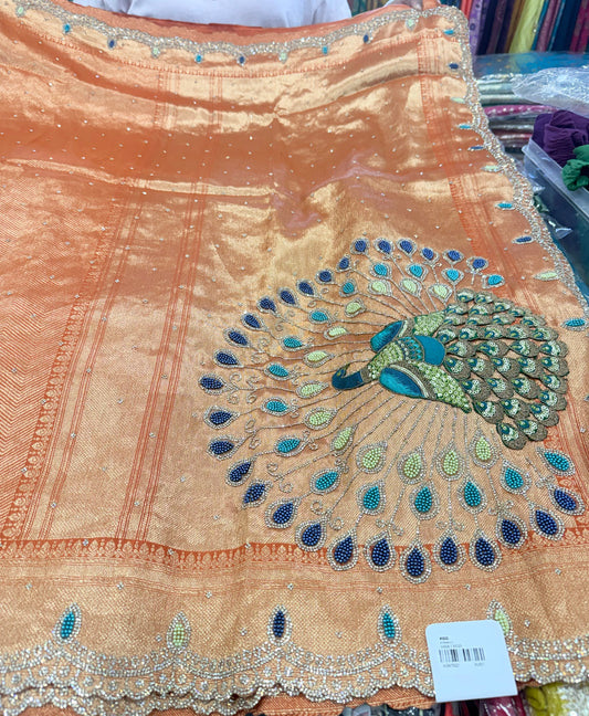 Beautiful designer pure silk saree