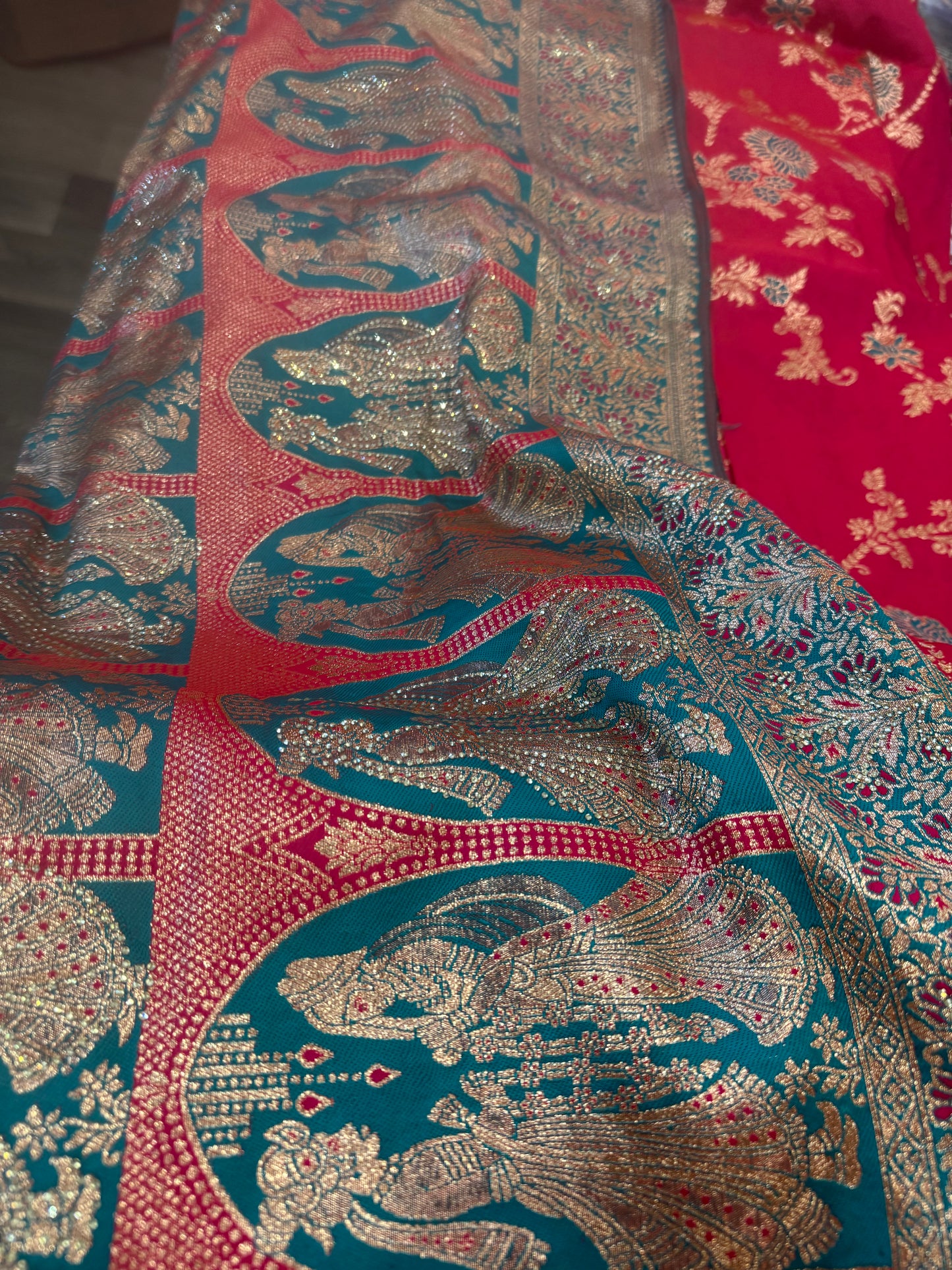 Beautiful designer pure silk saree
