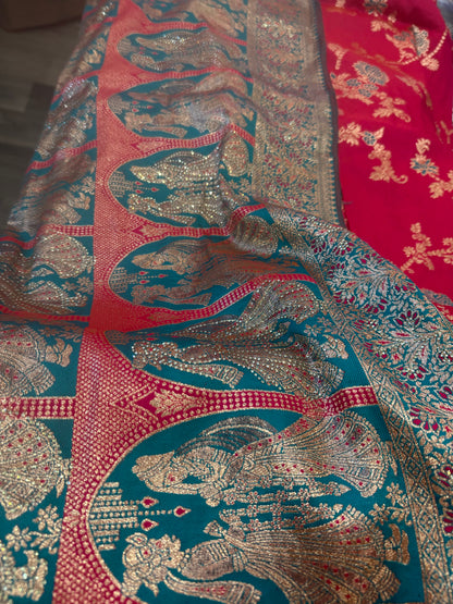 Beautiful designer pure silk saree