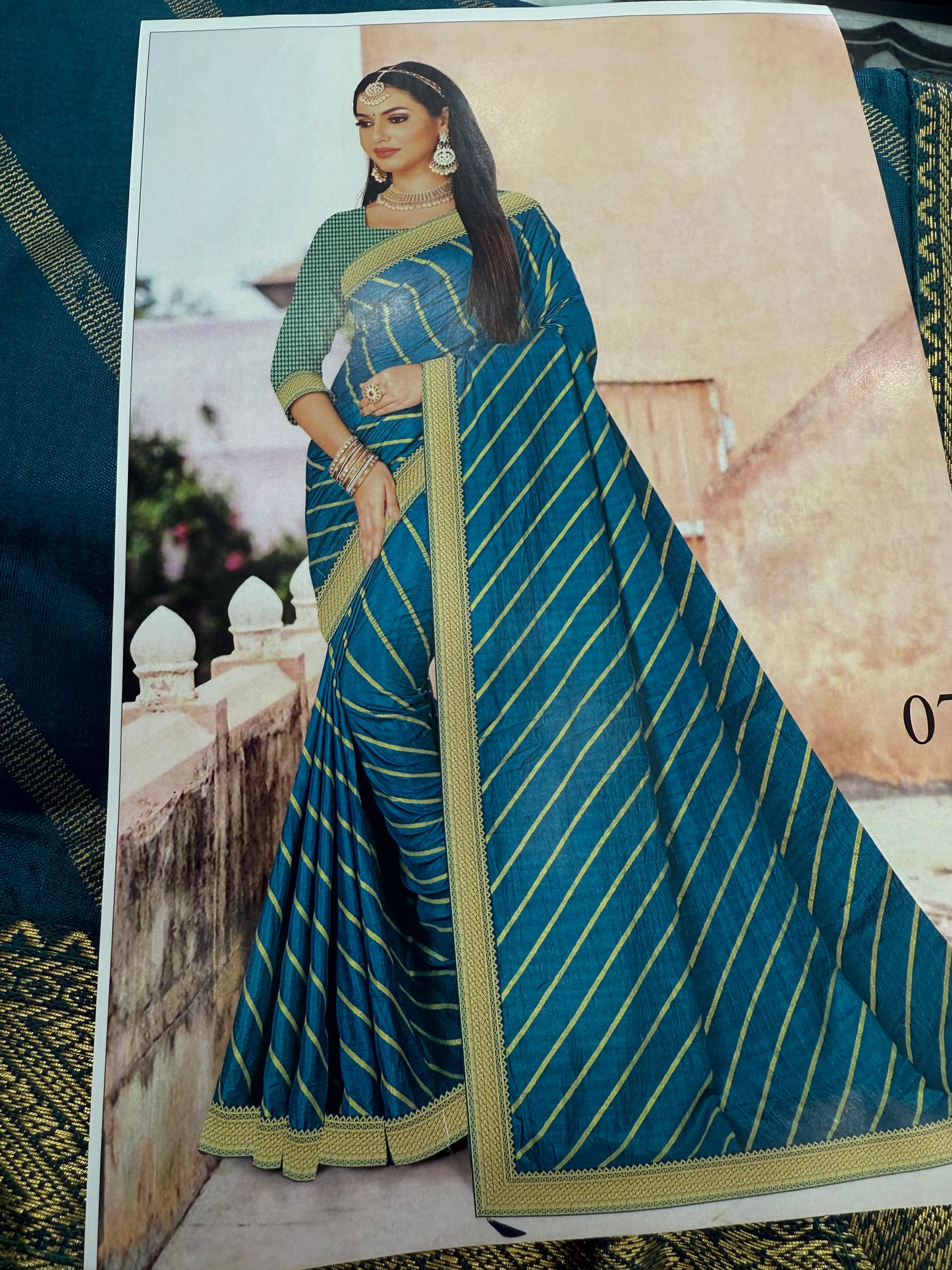 Beautiful designer silk saree