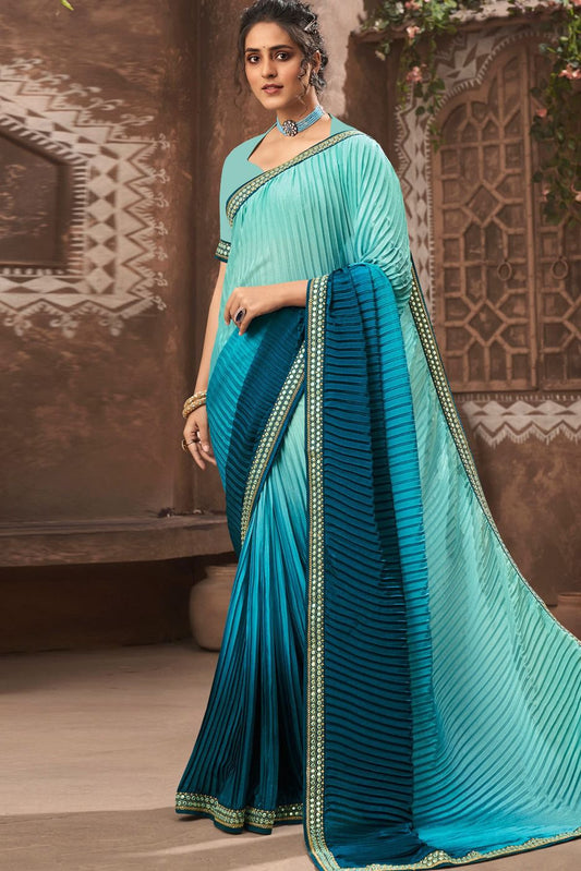 Beautiful designer silk saree