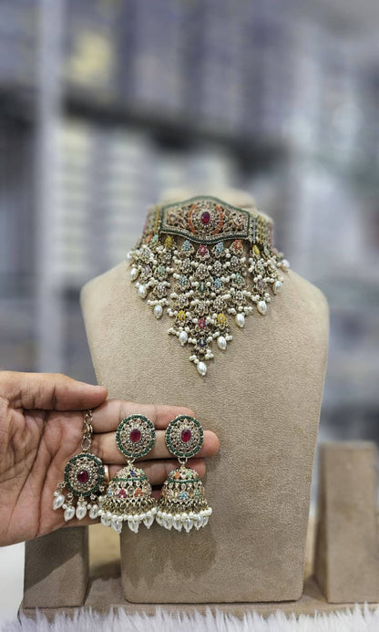 Beautiful designer necklace set