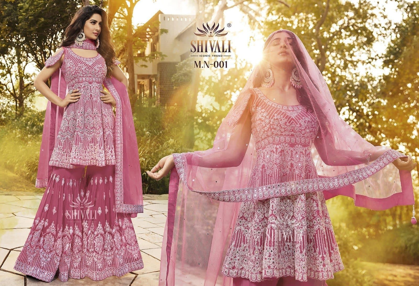 Beautiful designer sharara suit