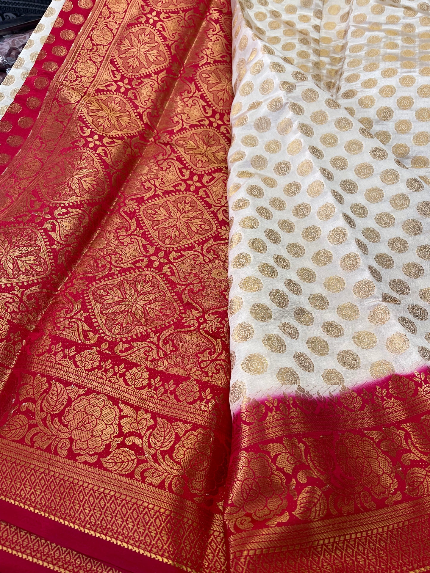 Beautiful designer silk saree