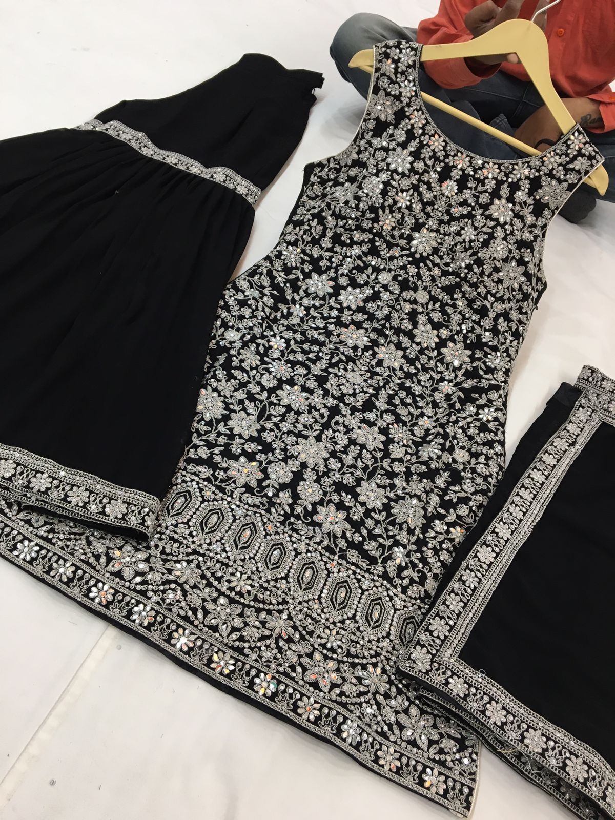 Beautiful designer sharara suit