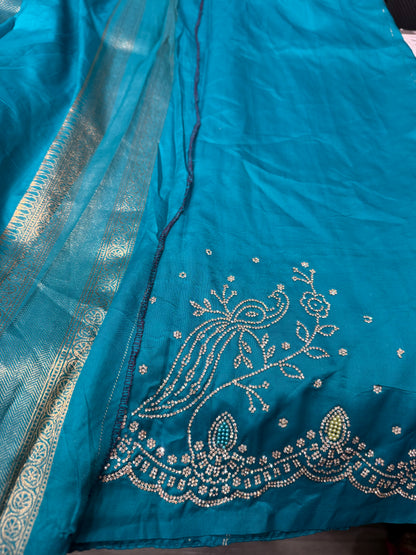 Beautiful designer pure silk saree