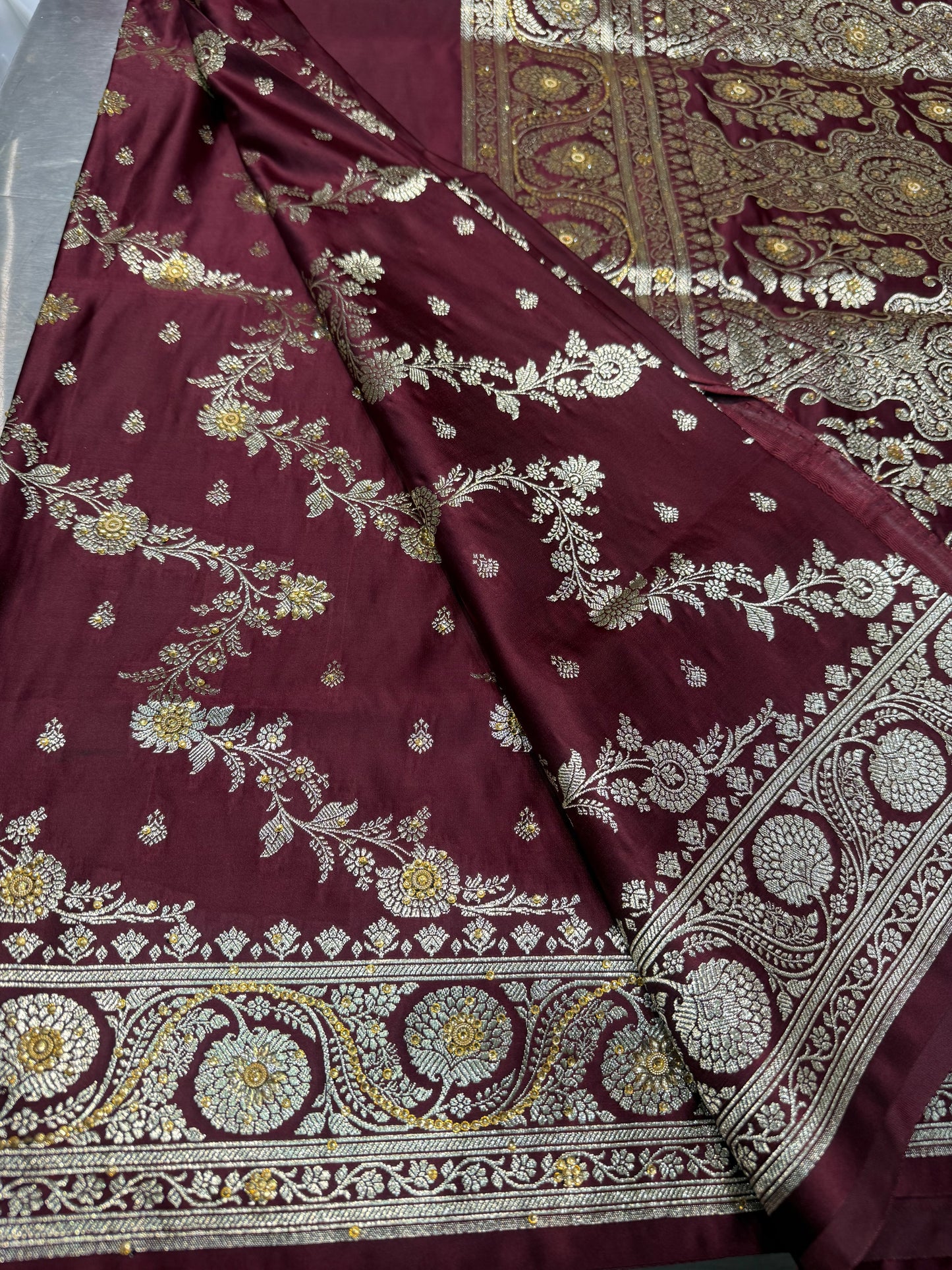 Beautiful designer pure silk saree