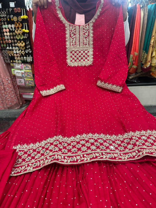 Beautiful designer sharara suit