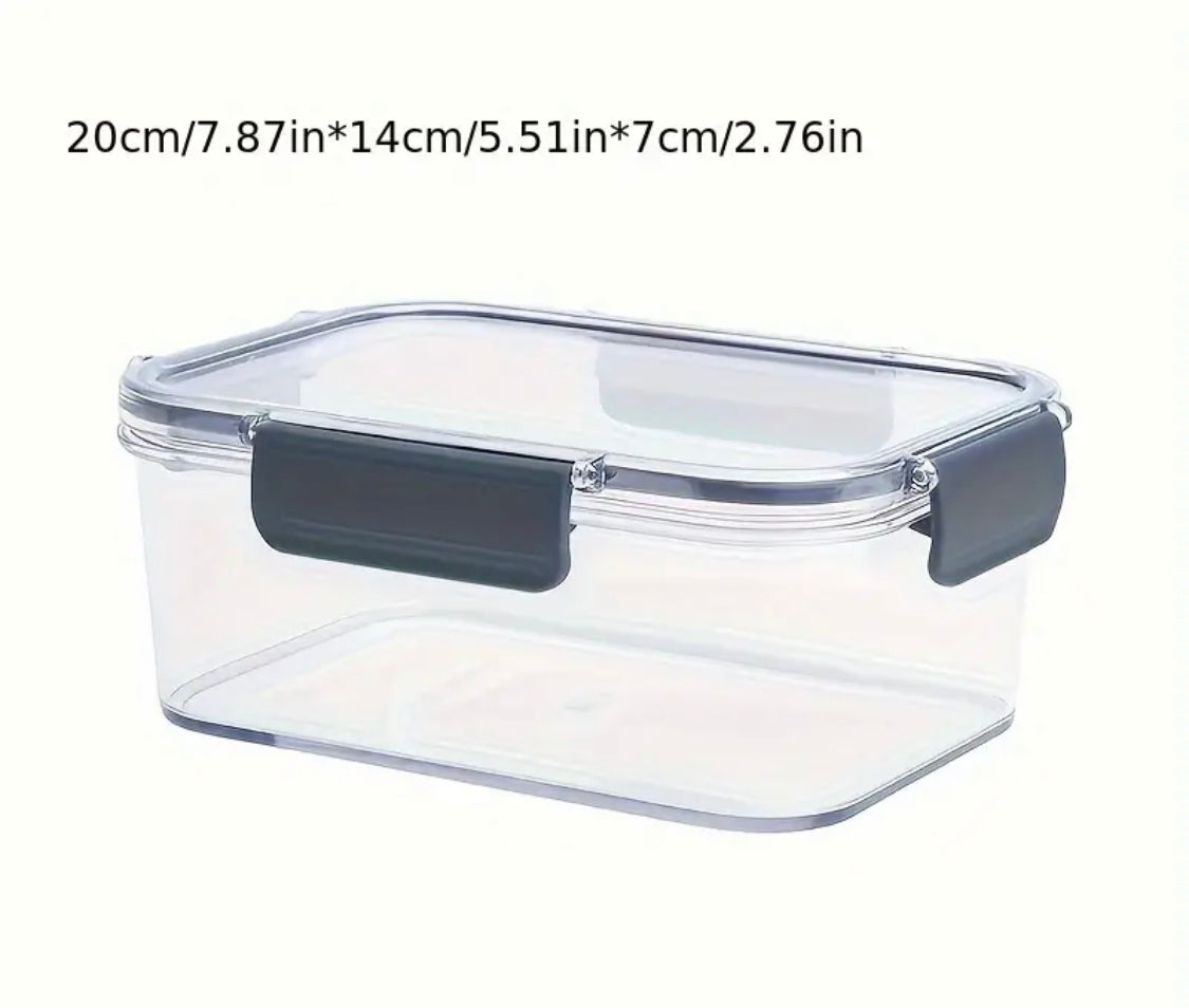 Clear PET Food Storage Containers with Lids