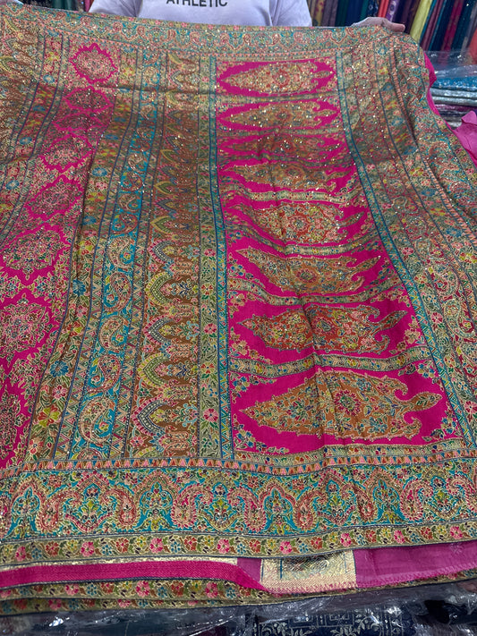 Beautiful designer pure silk saree